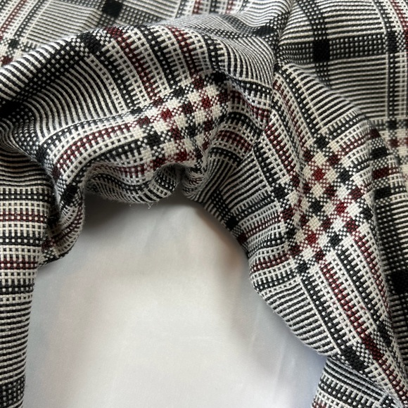 H&M | Wide Leg Plaid Trousers - Picture 9 of 16